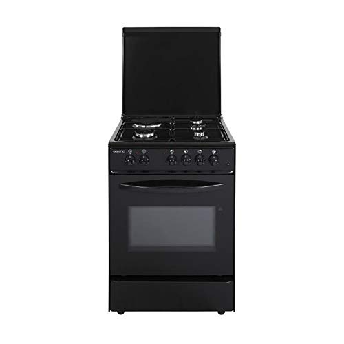 Oceanic oceacm6060b8 - cuisiniere Table Mixte gaz/électrique-4 foyers-Four Convection naturelle-65 l-a-l 60 x h 85cm-Noir