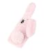 Produktbild MMLC for iPhone XS Hülle Kaninchenfell Plüsch Fuzzy Fluffy Soft Case Cover (Pink)