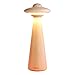 Produktbild MagicHue Smart UFO Dimmbar LED Schreibtischlampen Buchenholz Energiesparlampe mit Augenschutz für Kinder Leselampe Arbeitsplatzleuchten 9CM*26CM