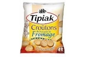 EPICERIE SALÉE TIPIAK - Croûtons Fromage 90G - Lot De 4 - livraison offerte