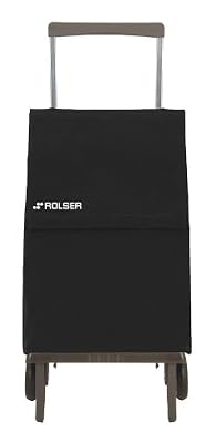 Rolser 40094 Cabas à roulettes "Plegamatic" Noir