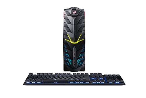 Acer Predator G1 (G1-710) Gaming Desktop PC (Intel Core i7-6700, 16 GB RAM, 2.000 GB HDD + 128 GB SSD, NVIDIA GeForce, GTX 1070 8GB (GDDR5 VRAM), DVD SM, Win 10 Home) schwarz - 9