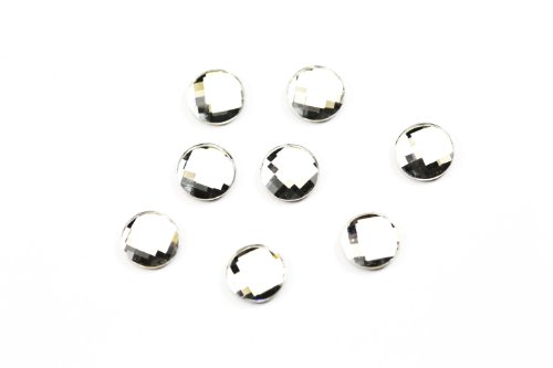 Swarovski Crystals Chessboard Circle Flat Back Article 2035 - Small Pack-Crystal Clear-6Mm-12
