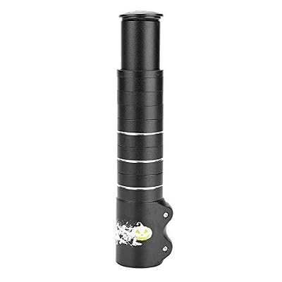 Tbest Vélo Fourche Tige Extender, VTT Vélo Guidon Riser Adaptateur Alliage Tige Riser Extension pour VTT, Vélo de Rute, VTT, Vélo BMX(180mm)