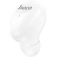Hoco E64 - Mini Wireless Bluetooth Headset With Mic, Bluetooth V5.3, Use Time: Up To 10 Hours, Standby Time: Up To 100 Hours, Compatible With iPhone Samsung OnePlus Huawei Xiaomi Oppo - White