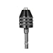 Produktbild SIridescentZB Mini 1/4 Zoll Sechskantschaft 0.6-8mm Elektro Grinder Keyless Bohrfutter Konverter Schwarz