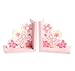 Wooden Butterfly Bookends