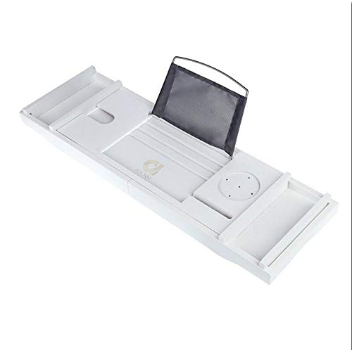 Preisvergleich Produktbild Versenkbarer Rutschfester Bambus wasserdichter Bad-Handy-Tablet-Lesegestell