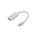 Produktbild Mini-Displayport (DP) zu HDMI,HaoDe Vernickelt Mini-Display-Port (Thunderbolt-Anschluss kompatibel) Mini-DP-HDMI HDTV männlichen zu weiblichen Adapter (schwarz)
