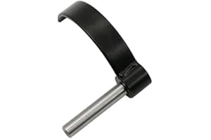 VIGAN 16MM Special-Shaped Lathe Tool Rest for Wood Lathe Woodworking Curved Turning (A)