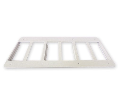 3er Schüttenrahmen weiß inkl. 3 Schütten glasgrün zum - 5