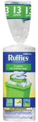 Ruffies Bolsa de reciclaje de 30 litros