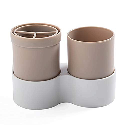 Portabicchieri da bagno Ideale per spazzolini da denti, dentifrici e altro-7.2x10.6mm, Bicchieri da viaggio Porta spazzolini da denti Portabicchieri portatile a parete Cilindro spazzolino da denti Cil