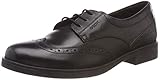  Geox JR Agata D, Zapatos de Cordones Brogue para Niñas, Negro (Black C9999), 38 EU