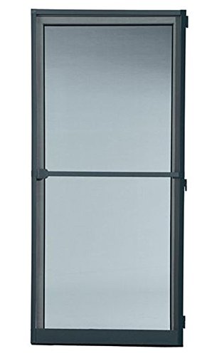 Preisvergleich Produktbild Powerfix Alu-Insektenschutztür Fliegenschutz Pollenschutz Tür 100 x 210 cm (Anthrazit)