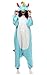 Produktbild Jumpsuits Kigurumi Pyjamas Einhorn Pegasus Erwachsene Unisex Animal Cosplay Overall Pajamas Anime Schlafanzug Spielanzug Kostüme Blau