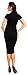 Zeta Ville Women?s Pregnancy Maternity Summer Stretch Bodycon Jersey Dress 205 (UK 14, Black)