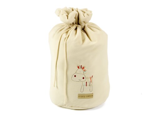 Bed-e-Byes Zippy Zebra Laundry Bag