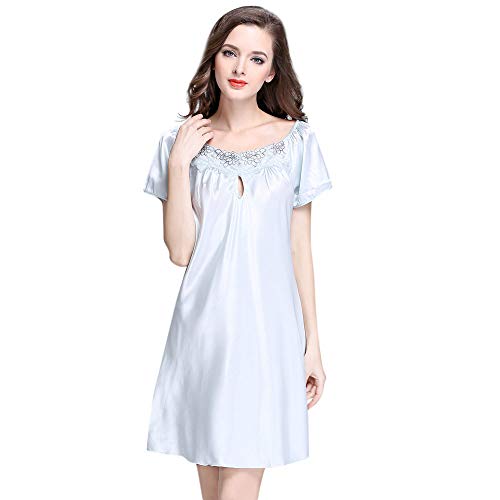 Preisvergleich Produktbild Manadlian Damen Perspektive Bademantel Unterwäsche Dessous Frauen Kurze Ärmel Robe Kleid Puppe Nachtwäsche Kimono Kleid