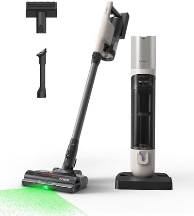 Tineco Pure One Station 5 Pro Raccolta automatica della polvere. Auto-pulizia completa. Aspirapolvere Senza Fili 200AW*. Spazzola ZeroTangle. Fino a 100 minuti di autonomia