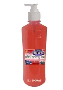 SuperShine Wash- High Foam Car Shampoo Car Washing Liquid- Rose Scented (1 L) 1000ml