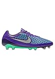  Nike Herren Magista Opus FG Fußballschuhe, golden/grün/schwarz (Hypr GRP/Mtllc Slvr-ghst Grn-g), 43 EU