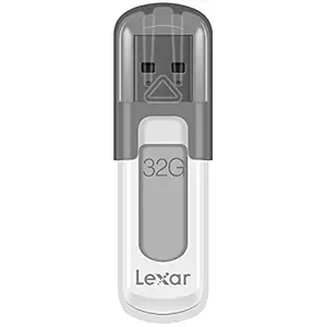 Lexar JumpDrive V100 32GB USB 3.0 Flash Drive (Gray)