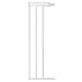 Safetots Extra Tall Hallway Pet Gate White Extension (18.6cm)