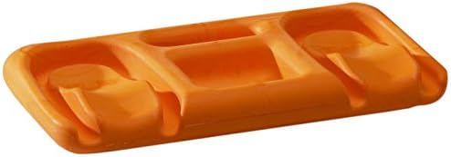 Kronen Hansa 367290 Ergo-Form Knee Cushion Size 17.5 x 33.5 cm Thickness 35 mm with Ergonomic Design and Practical Handle Orange