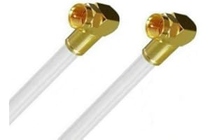 AC-SAT-CORNER Sat Kabel Fritz!Box Cable Vodafone Kabel Kabelanschluss Anschlusskabel Satkabel Koaxkabel TV Kabel Satanschlusskabel Fernsehkabel Full HD 4K 8K UHD 7mm 135dB (6 Meter, Gold Winkel-Winkel)