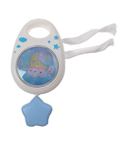 Preisvergleich Produktbild JohnToy musikalische Nacht hellblau 13 cm