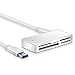 Price comparison product image CSL - USB 3.0 multi card reader | Super speed external card reader | Maximum 5 Gbit/s | Simultaneous reading | Plug & play | Power LED | White