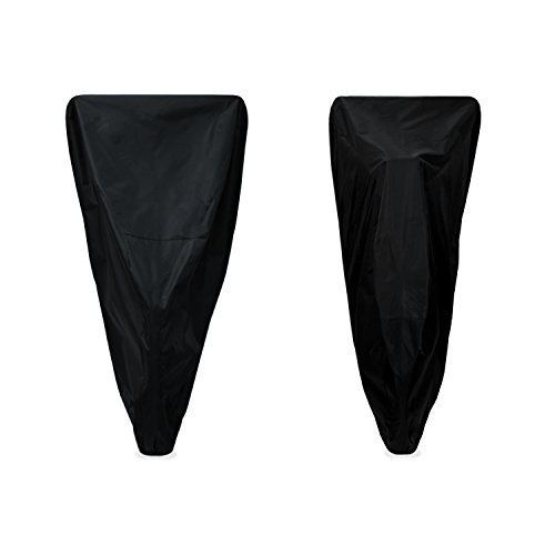 Premium Aveljo Fahrradschutzhülle Pro Schwarz – hochwertige Fahrradabdeckung aus doppeltbeschichtetem Gewebe – inklusive Beutel – perfektes Fahrradzubehör für den Radfahrer von heute – passend für Fahrräder bis 28 Zoll - 2