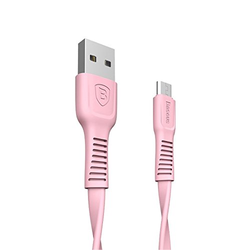 Cable Baseus Tough 100 cm FLAT CABLE FAST CHARGE 2 A TPE and Data (Plastic) Connector USB A Type Connection &amp;#x2013; Colour
