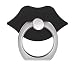 Produktbild Fjiujin,5Pcs 360 Grad niedliche Lippen Handy Finger Ring Halter Stand(Color:SCHWARZ)