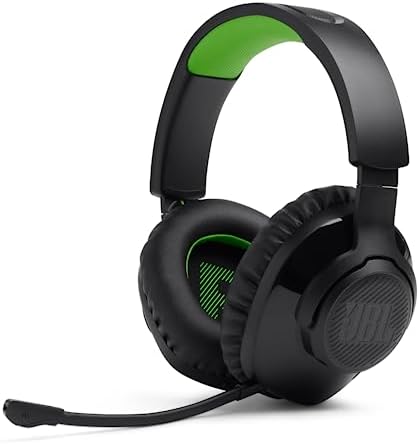 JBL Quantum 360X Cuffie Gaming Over Ear Wireless Bluetooth per Xbox, Cancellazione Attiva del Rumore, Microfono a Braccio Rimovibile, Audio 3D, Compatibili con PC, Mac e altre Console, Bianco