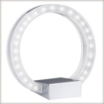 Preisvergleich Produktbild Paulmann LED Wheel Tischleuchte 3,7W LED Weiss+RG Satin