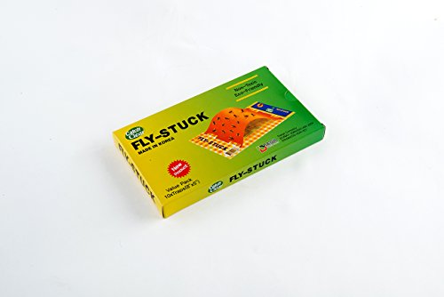 FLY-STUCK – Fliegenfalle Mottenfalle Fruchtfliegenfalle – Einweg Ungiftig Klebrig geklebt Papier – Wertpaket 10 (20 x 13 cm) - 4