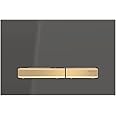 Geberit Sigma 50 Push Plate Brass / Black for UP720, UP320 and UP300