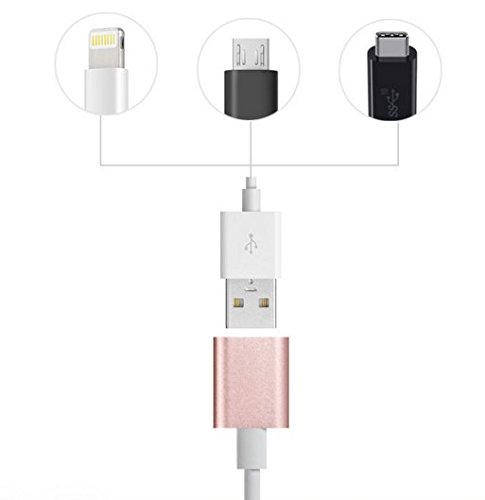 Eximtrade HDMI Kabel MHL Lightning Micro USB USB Type C 1080P Steckverbinder Konverter Adapter 2 Meter für Apple iPhone 5/5s/6/6s/6 Plus/6s plus/7/7 Plus, Samsung Galaxy S4/S5/S6/S6 Edge/S6 Edge Plus/S7 Edge/Note 3/Note 4/Note 5, HTC One, Motorola, Sony Xperia, andere Android Smartphone - 2