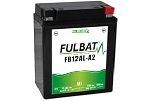 Fulbat - Batería Moto Gel YB12AL-A / YB12AL-A2 12V 12Ah