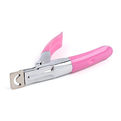 TRIXES Nagelknipser für Natur- und Kunstnägel Einfache Handhabung – Rosa - 4