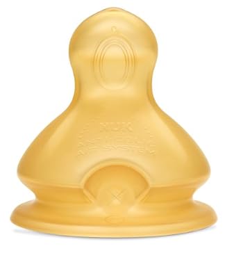 NUK 2 Tétines Latex + T2 M Lait