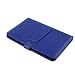 Produktbild Tastaturkasten für Tablette PU-Leder-Schwarz-USB-Schnittstelle Scratches Magnet Klappenverschluss Universaltastatur und Fall Tablets YAHALOU