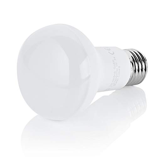 Sweet-LED E27 LED con forma de reflector de 8 W 620 lumens R63 - luz blanca cálida - bombilla LED SMD