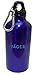 Produktbild Personalisierte Wasserflasche mit Karabiner mit Text: Jäger (Vorname/Zuname/Spitzname)