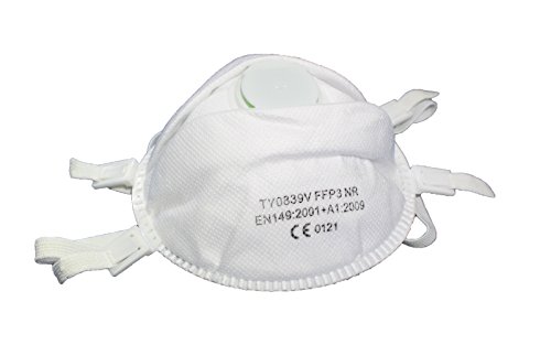 SAFEHERO FFP3 Atemschutz- & Feinstaubmaske mit Ventil (10 Stück)