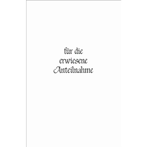 Susy Card 11164803 Grußkarte, Danksagung Blätterzweige, 5 Stück - 2