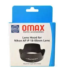 Omax Lens Hood for Nikon af-p 18-55mm vr Lens (Bayonet Type Lens Hood)