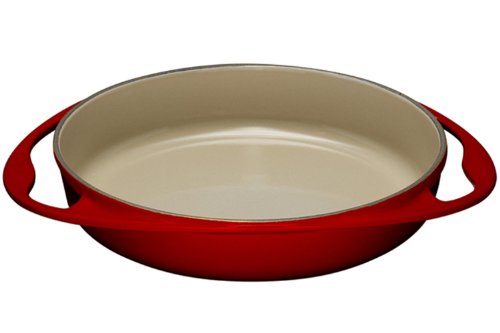 Le Creuset Gusseisen Tatin-Backform 28 cm, kirschrot
